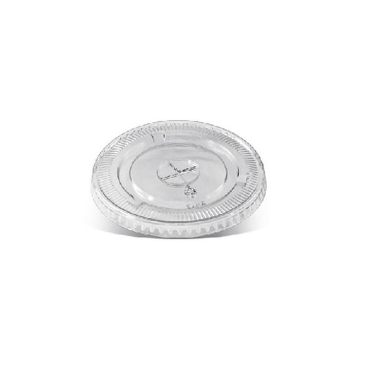 Clear PLA Flat Lid with X slot  1000 pcs