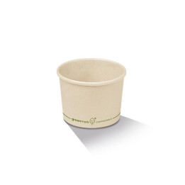 12oz Bamboo Paper Soup Bowl PLA Coated  1000 pcs
