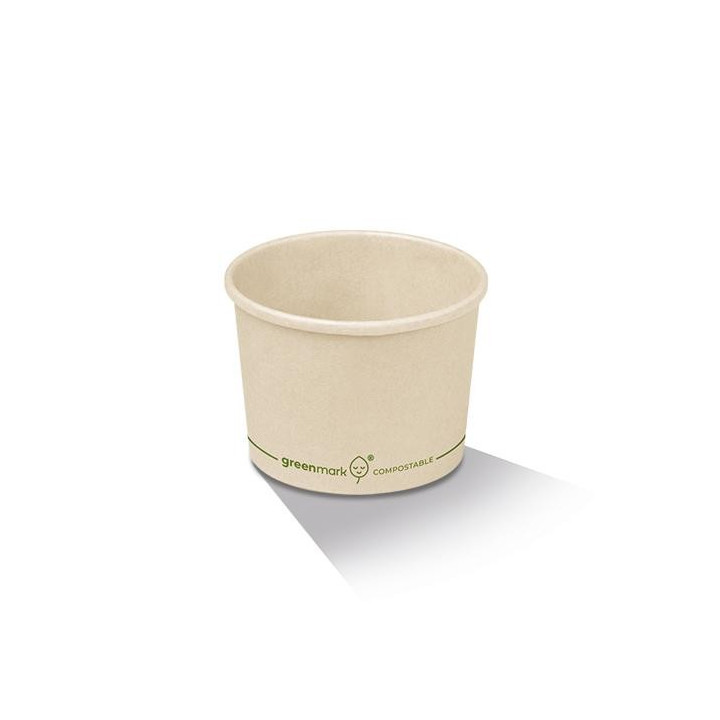 12oz Bamboo Paper Soup Bowl PLA Coated  1000 pcs