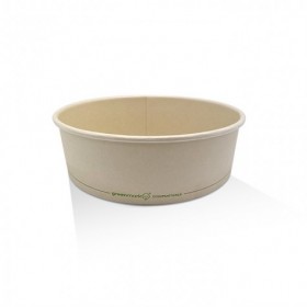 40oz Bamboo Paper Salad Bowl PLA Coated  300 pcs