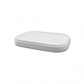 Paper Lid for Rectangular Container White PLA Coated  300 pcs