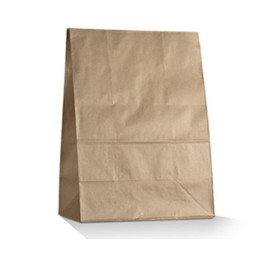 Size 25 Natural Kraft SOS Bag Compostable  100 pcs
