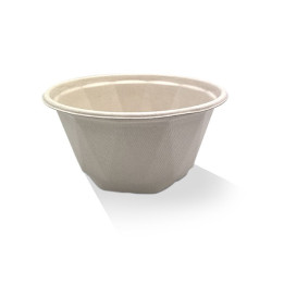 1250ml Sugarcane Takeaway Bowl Unbleached  300 pcs
