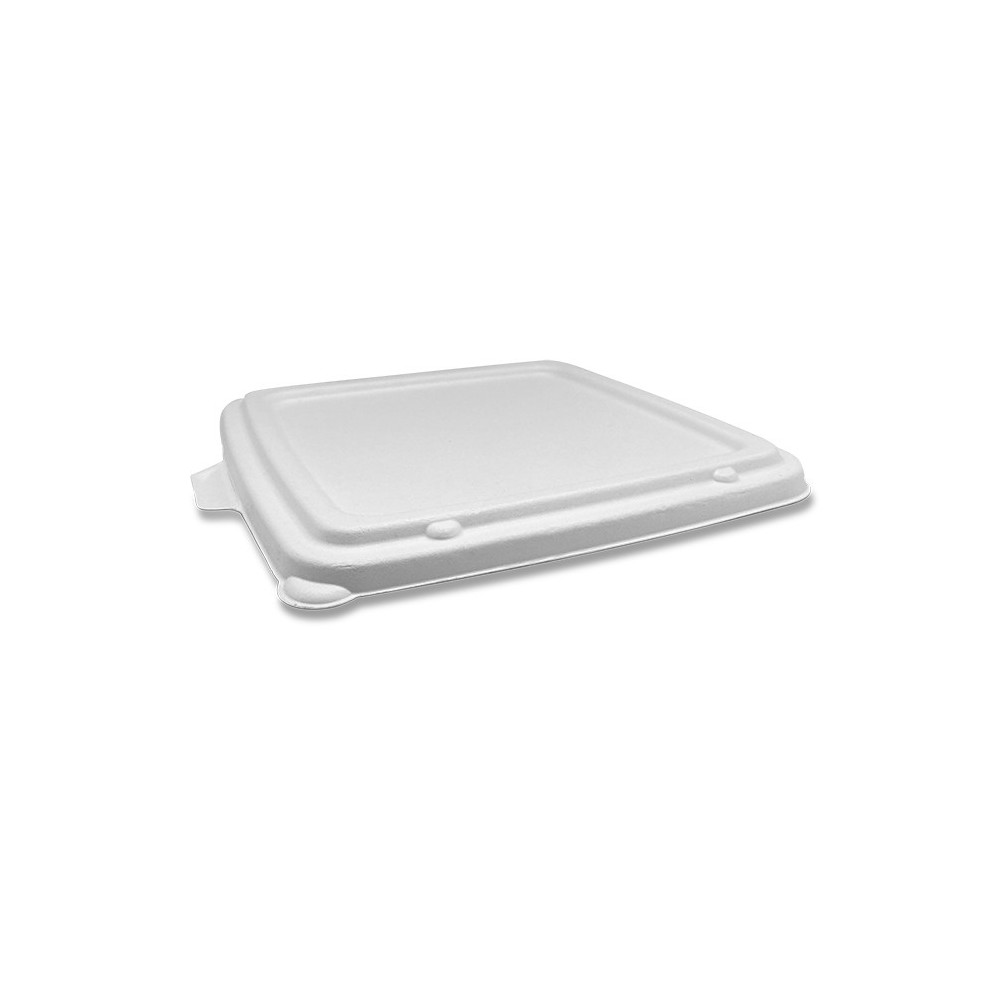 Sugarcane Lid for 9" Square Tray  200 pcs