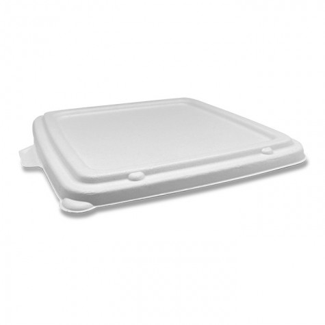 Sugarcane Lid for 9" Square Tray  200 pcs