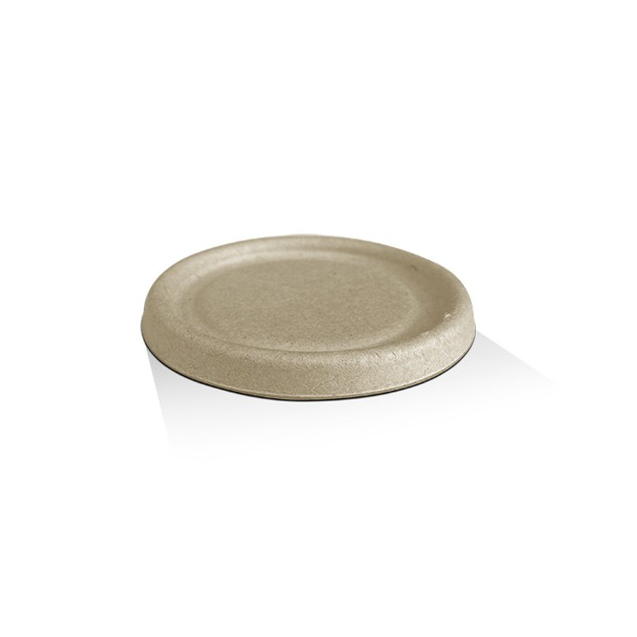 Sugarcane Lid for 4oz Cup Unbleached  2000 pcs