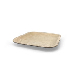 8" Palm Leaf Square Plate  100 pcs