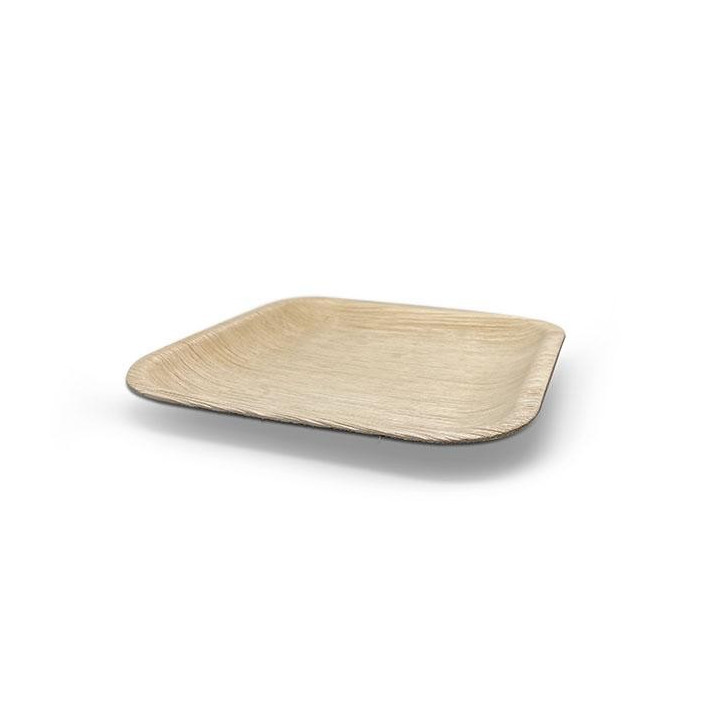8" Palm Leaf Square Plate  100 pcs