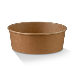25oz PLA Coated KRAFT Salad Bowl  300 pcs