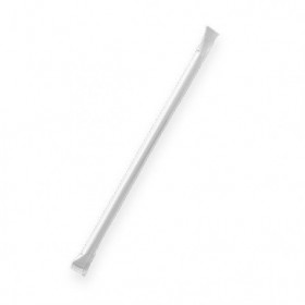 Regular Paper Straw Flexi Individually Wrapped White  2500 pcs