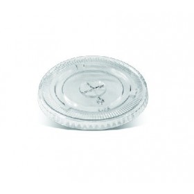PET Flat Lid X Slot for U Shape Cups  1000 pcs