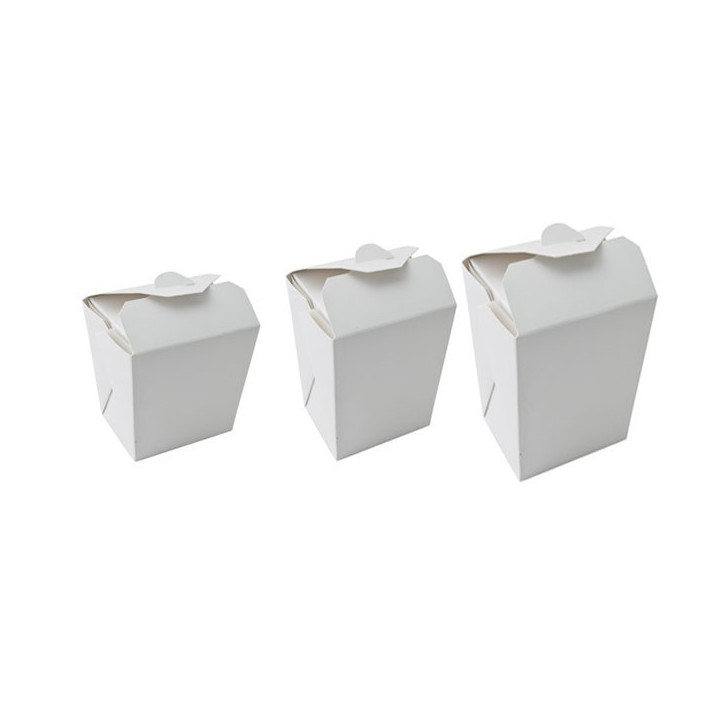 1000ml Noodle / Fried Rice Takeaway Box Round Bottom (PE) - WHITE  500 pcs
