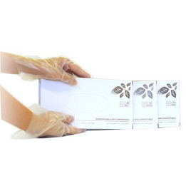 Biodegradable LARGE Disposable Gloves  2400 pcs