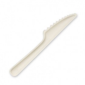15.5cm Sugarcane Knife - White   1000 pcs