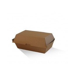 Snack Takeaway Box Regular (176x91x85) Corrugated Kraft Plain  200 pcs
