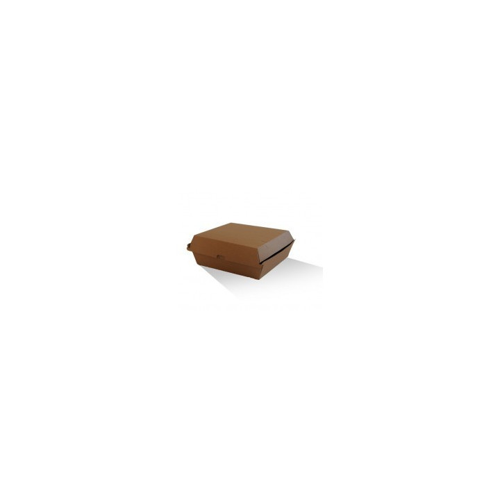 Dinner (178x160x80) Takeaway Box - Corrugated Kraft Plain  150 pcs