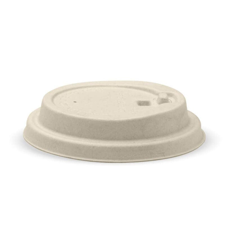 Reclosable pulp lid for 12-16-20oz Coffee Cups - Natural  1000 pcs