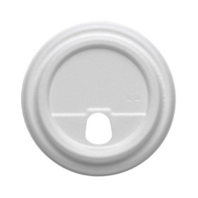 Strawlesss pulp lid for 12-16-20oz Coffee Cups - white  1000 pcs