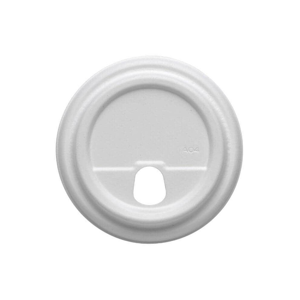 Strawlesss pulp lid for 12-16-20oz Coffee Cups - white  1000 pcs