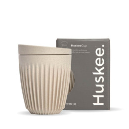8oz HuskeeCup and lid - Natural  12 pcs