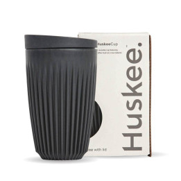 12oz HuskeeCup and lid - Charcoal  12 pcs