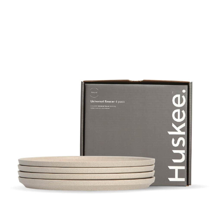 Saucer HuskeeCup classic - Natural  48 pcs