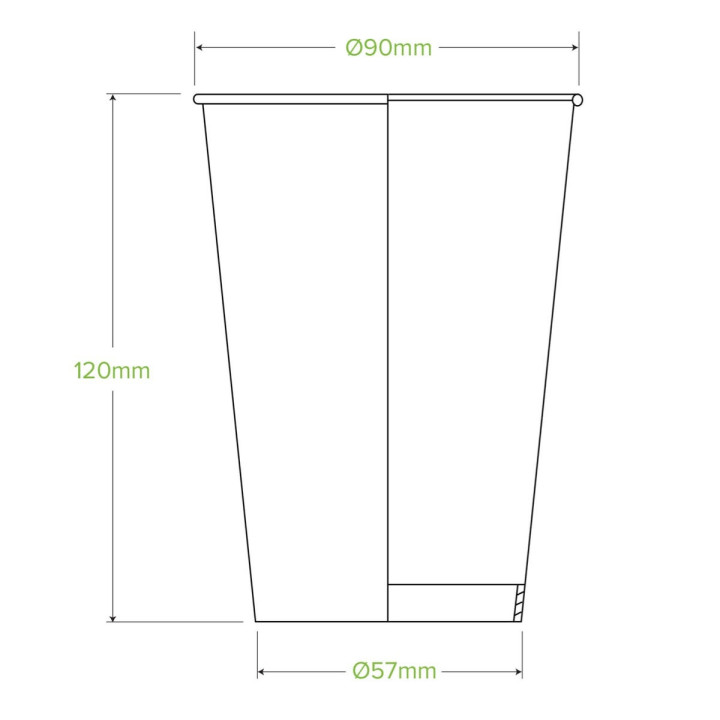 14oz Cold Paper Cup - Beer  1000 pcs