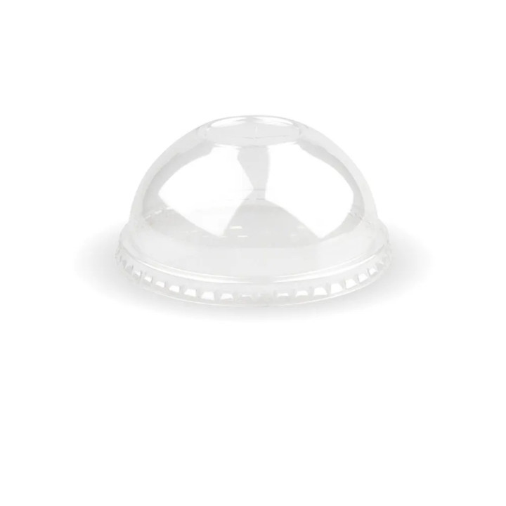 PLA Dome lid for 12-22oz Cold Paper Cups - straw slot  1000 pcs