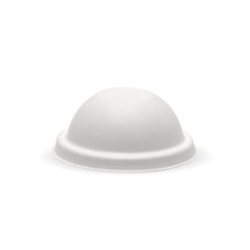 Pulp Dome Lid for 3oz Ice Cream Cup - White  1000 pcs