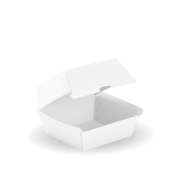 Burger Box - 105 x 105 x 85mm - FSC Certified - White  250 pcs
