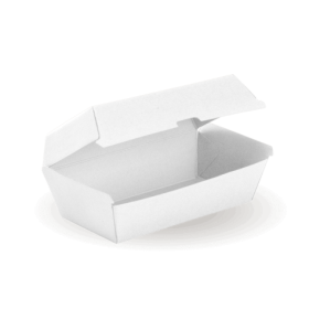 Regular Snack Box - 175 x 90 x 84mm - FSC Certified - White  200 pcs