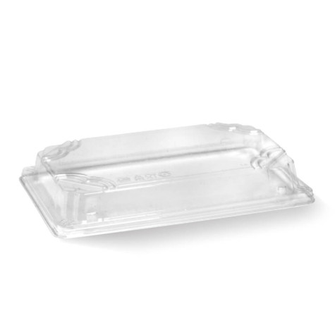 PET Lid for Medium BioBoard Sushi Tray  300 pcs