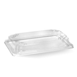 PET Lid for Large BioBoard Sushi Tray  300 pcs