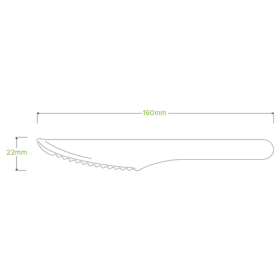 Knife 16cm Bulk Pack FSC - Wood  2000 pcs