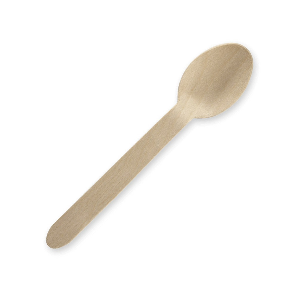 Spoon 16cm Bulk Pack FSC - Wood  2000 pcs