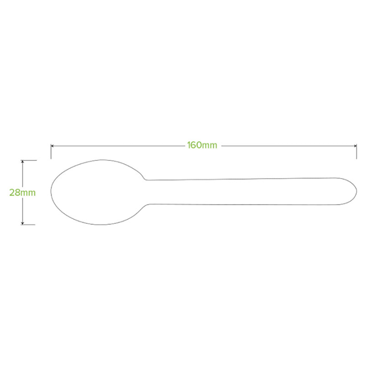 Spoon 16cm Bulk Pack FSC - Wood  2000 pcs
