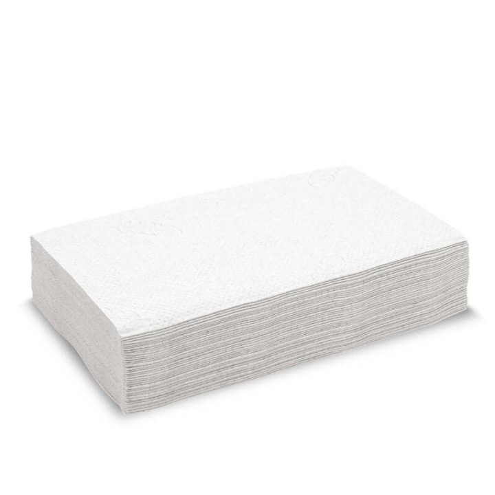 2-ply Quilted Single saver BioDispenser napkin - White  6000 pcs