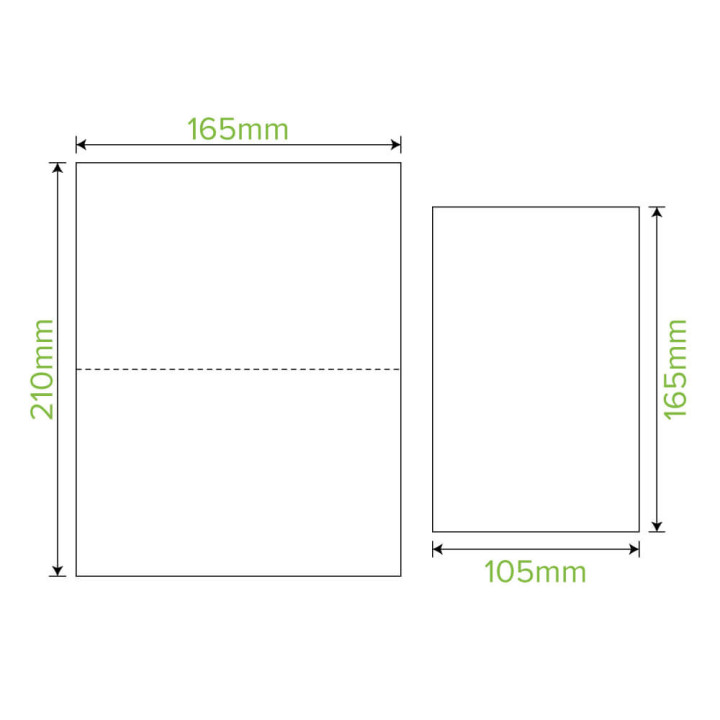 2-ply Quilted single saver BioDispenser napkin - Natural  6000 pcs