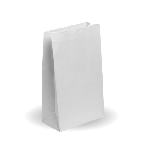 16 SOS paper bag - 240 x 390 x 120mm - white  250 pcs