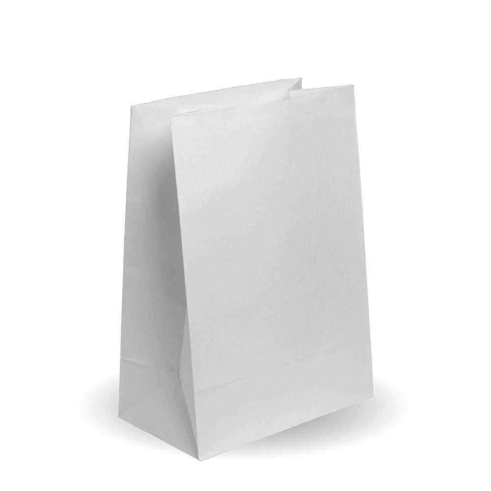 20 SOS paper bag - 305 x 430 x 175mm - white  250 pcs