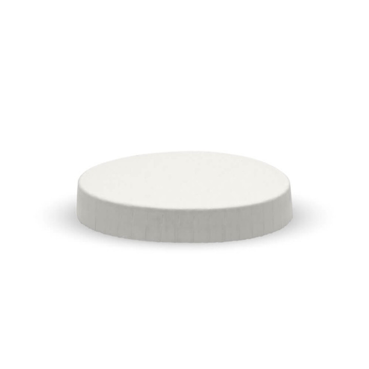 Paper Lid for 45-90-120ml Paper Sauce Cup - White  1000 pcs