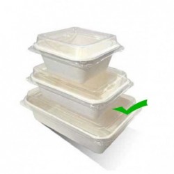 Lids for 18oz Tray Sugarcane  500 pcs