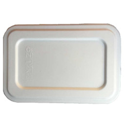 Lids for 4 Compartment Bento Box (Sugarcane)  300 pcs