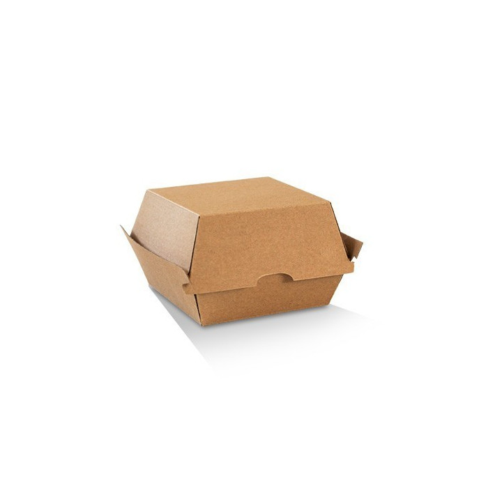 High Burger Box KRAFT Plain 113x111x100  200 pcs