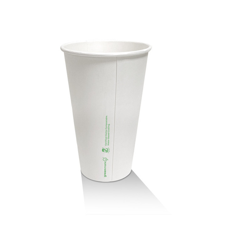 16oz Aqueous Coated White Single Wall Cup - 1000 pcs