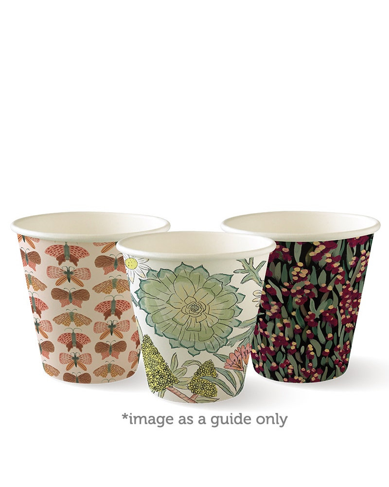 8oz (90 mm) SW Coffee BioCup Art Series - 1000pcs