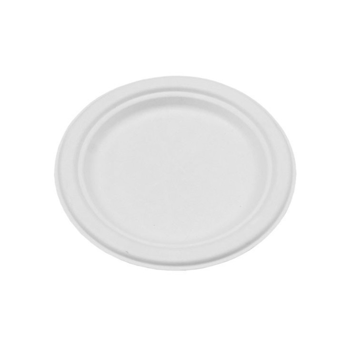 9" Sugarcane Bagasse Round Plate  500 pcs