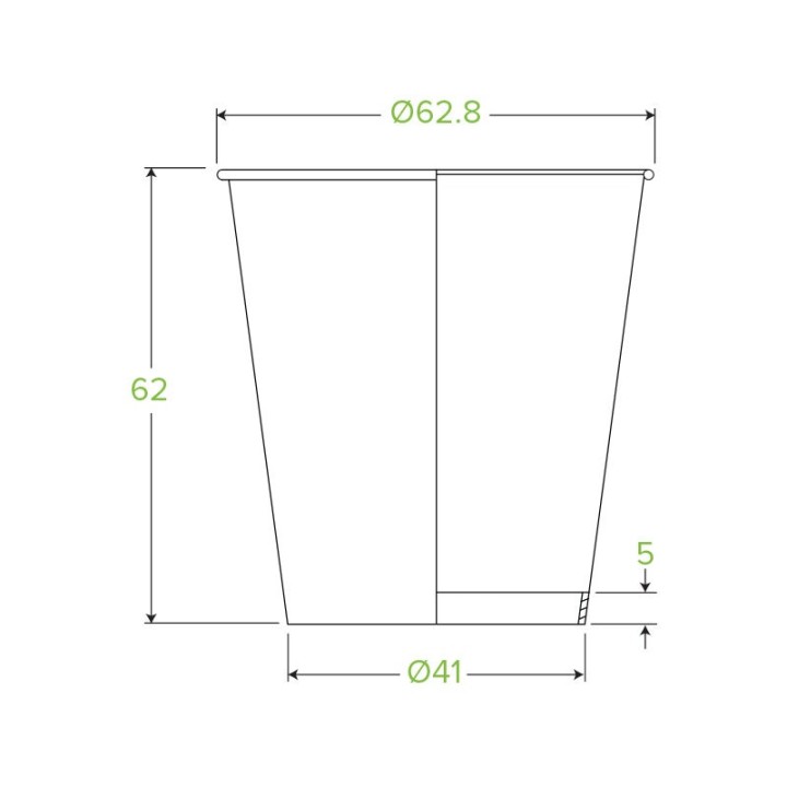 4oz Coffee Cup BioPlastic Single Wall Art Series - 2000 pcs