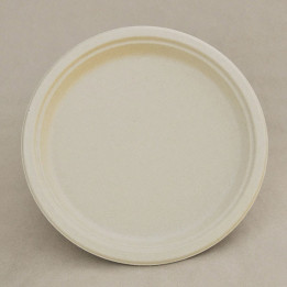 10" Round Plate Bamboo Pulp  500 pcs