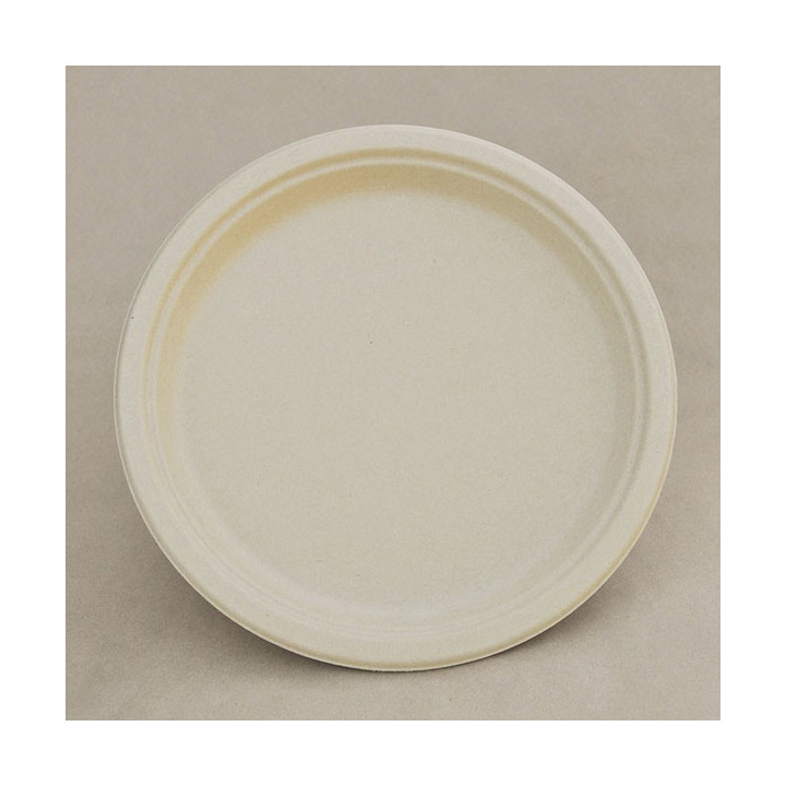 10" Round Plate Bamboo Pulp  500 pcs